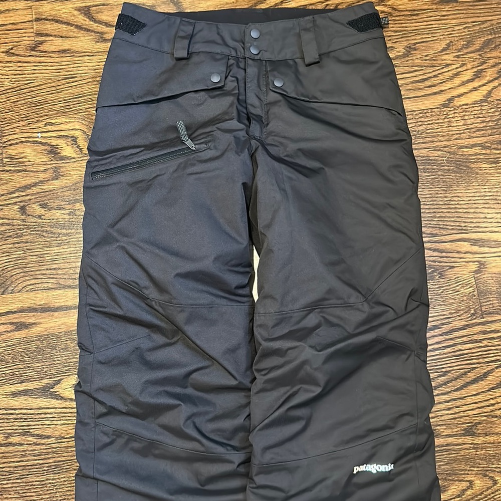 Kids Patagonia Snowbelle black pants 12